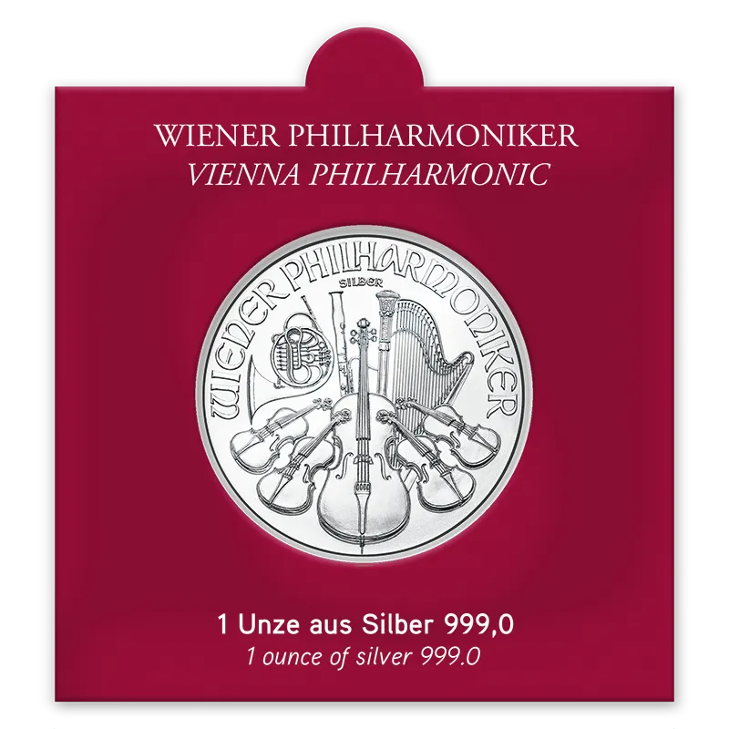Sichtfenster Philharmoniker Silber 1 Unze AV