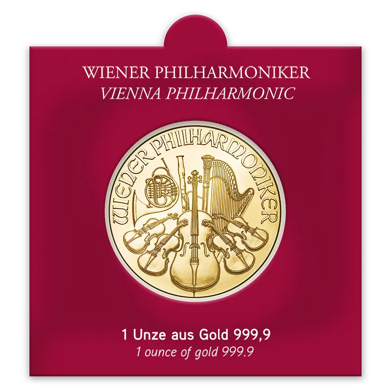 Sichtfenster Philharmoniker Gold 1 Unze AV
