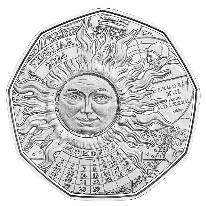 New Year Coin 2024 Lucky Leap in Silver