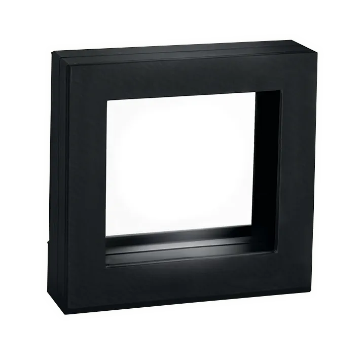 coin frame in black empty