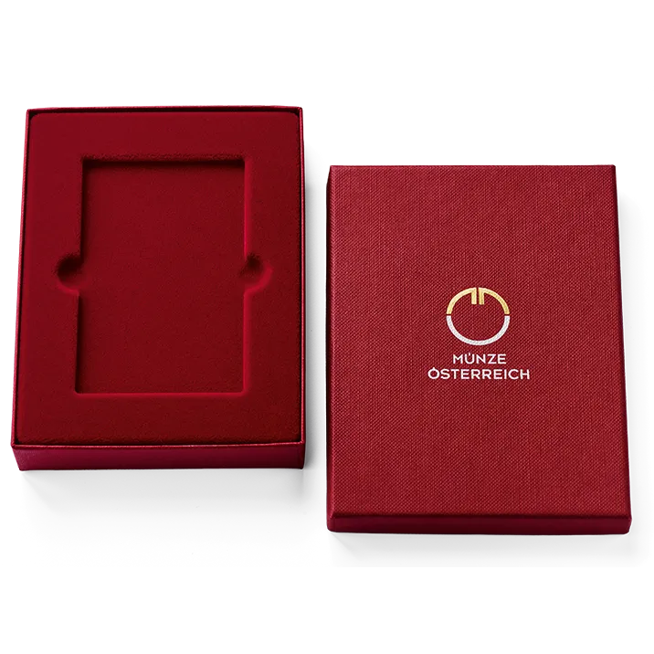 Barrenverpackung Goldbarren Blister leer