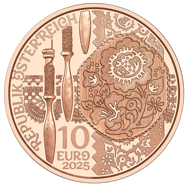 2025 10 euro Linen Copper uncirculated obverse