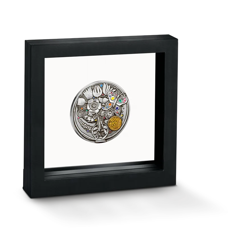 Alles Gute-Medaille Etui Vorderseite