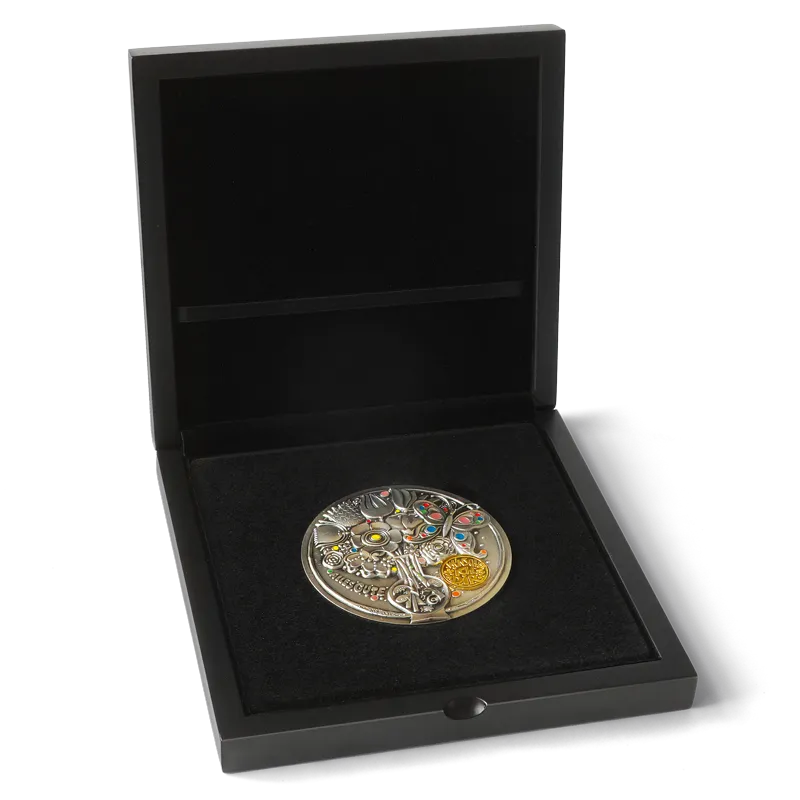 Alles Gute-Medaille Etui Vorderseite