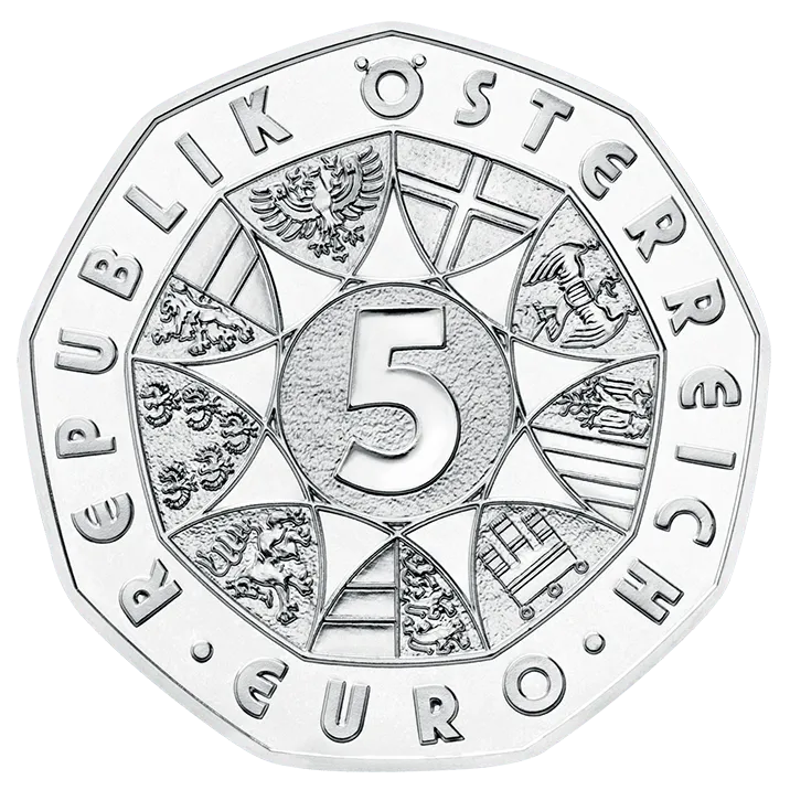 5-Euro Osterhase Silber Avers