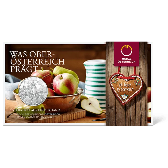 10-euro coin 2016 Oberoesterreich Blister