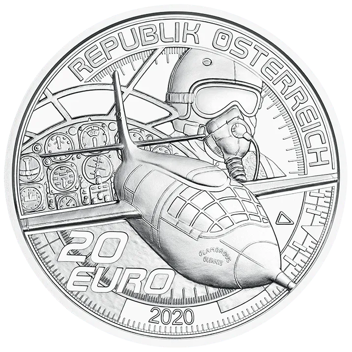 20 Euro silver coin faster than sound
