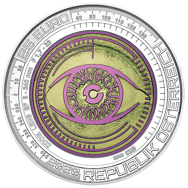 2020 Silber Niob Münze "Der gläserne Mensch"