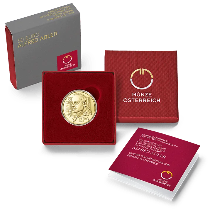 Goldmünze Adler im Etui