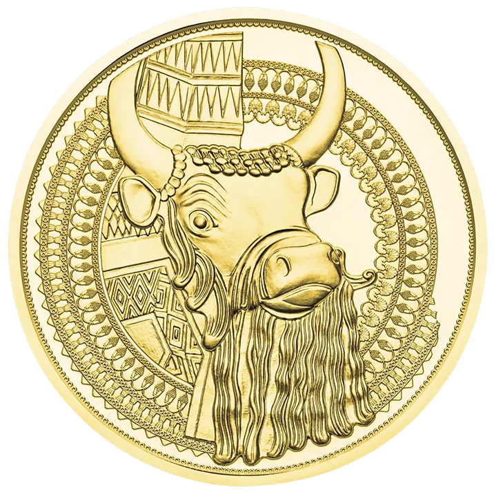 100 Euro gold of Mesopotamia revers