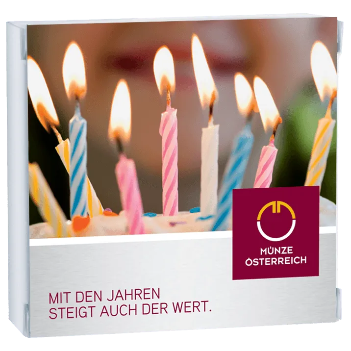 Geschenkverpackung Geburtstagskerze