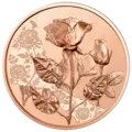 10 Euro Kupfermünze Die Rose