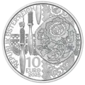2025 10 euro linen Ag special uncirculated obverse