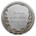 Alles Gute-Medaille revers Gravur
