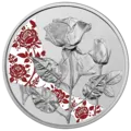 10 Euro Silbermünze Die Rose