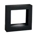 coin frame in black empty