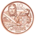 10 Euro copper coin fortitude