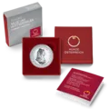 Maria Theresia Silbermünze verpackt