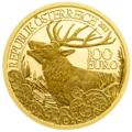 100-Euro Goldmünze Der Rothirsch