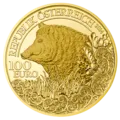 Goldmünze Wildschwein