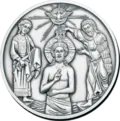 Baptism Medal Silver